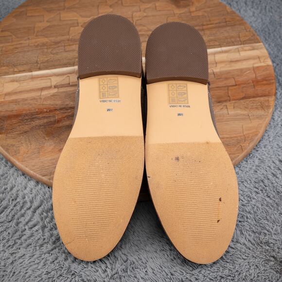 Monroe & Main Womens Comfort Shoes Metallic Slip On Low Heels Round Toe 8 M - Picture 7 of 7